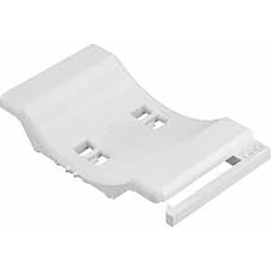 Trykfordeler universal type UW, kabel Ø 58–64 mm polyethylen lysegrå Ral 7035, Bredde 69,5 mm, Højde 11,8 mm, Længde 40 mm.