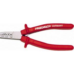 Pressetang for terminalrør 0,5-2,5mm², længde 145mm – pk. á 10 stk