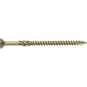 Spunskrue SPUN®+ 5x80/45mm undersænket hoved, CLIMATE®-G3 med TX20 kærv delgevind, udvendige ribber – pk. á 200 stk