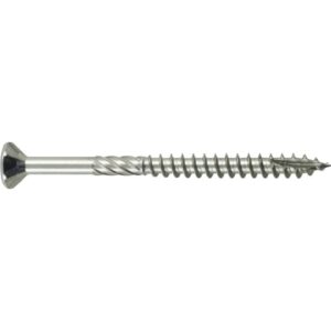 Spunskrue SPUN®+ 5x100/54mm undersænket hoved, CLIMATE®-G3 med TX20 kærv delgevind, udvendige ribber – pk. á 100 stk