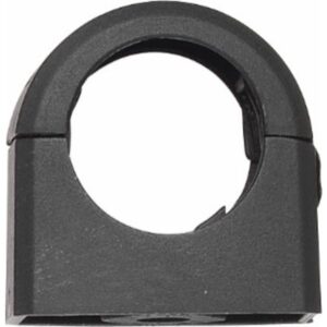 Holder til beskyttelsesslange PAHL NW17, diameter Ø17mm. Sort, materiale Nylon 66 (PA66).