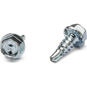 Ventilationsskruer 4,2X13 6KT med borspids 1/4 elforzinket – pk. á 1000 stk