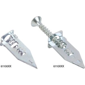 Gipsplugs 12x30mm uden skrue, skruer fra 3,5 - 5,0mm kan anvendes – pk. á 200 stk