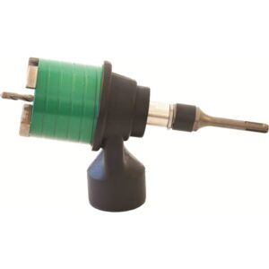 Dåsesænker Ø79 mm komplet med sug 1 x Ø79 mm diamantbor, sds adapter, centerbor, sugeadapter