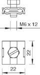 Parallelklemme 261/SO for 3-6mm elektrogalvaniseret stålplade