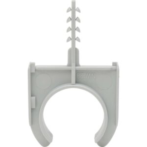 RØR OG KABELCLIPS 16MM MED PLUG – pk. á 200 stk