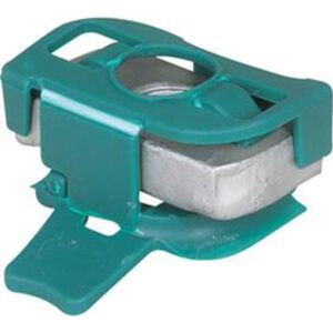 Strut M8 skydemøtrik med plasttapper,passer til Strut 41x41/21 BUP DIN 976-1 kvalitet elforzinket