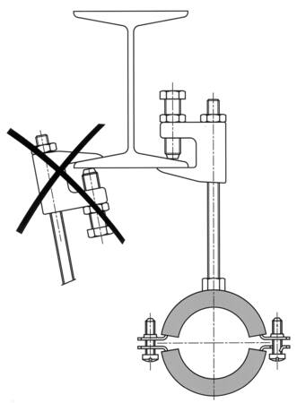 Bjælkeklemme med 11mm hul klembrede max. 20mm El-galvaniseret, stål – pk. á 50 stk