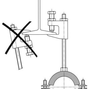 Bjælkeklemme med 11mm hul klembrede max. 20mm El-galvaniseret, stål – pk. á 50 stk